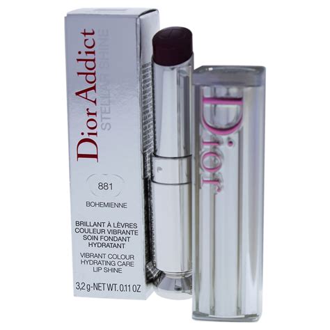 r dior addict stellar shine lipstick 881 bohe 試色|dior bohemienne stellar shine.